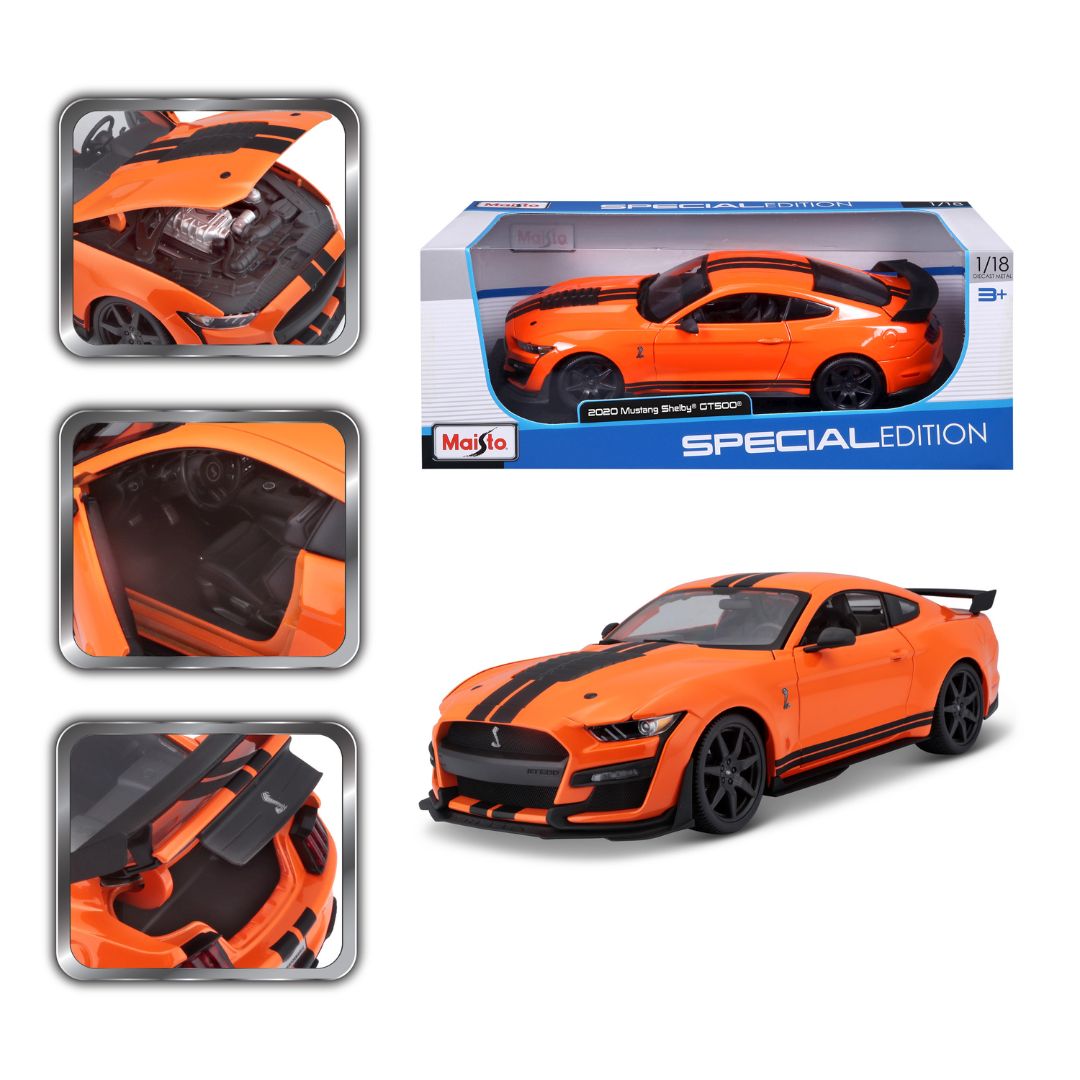 10-31388 Bburago Maisto -  Ford Shelby GT500 (2020), arancione