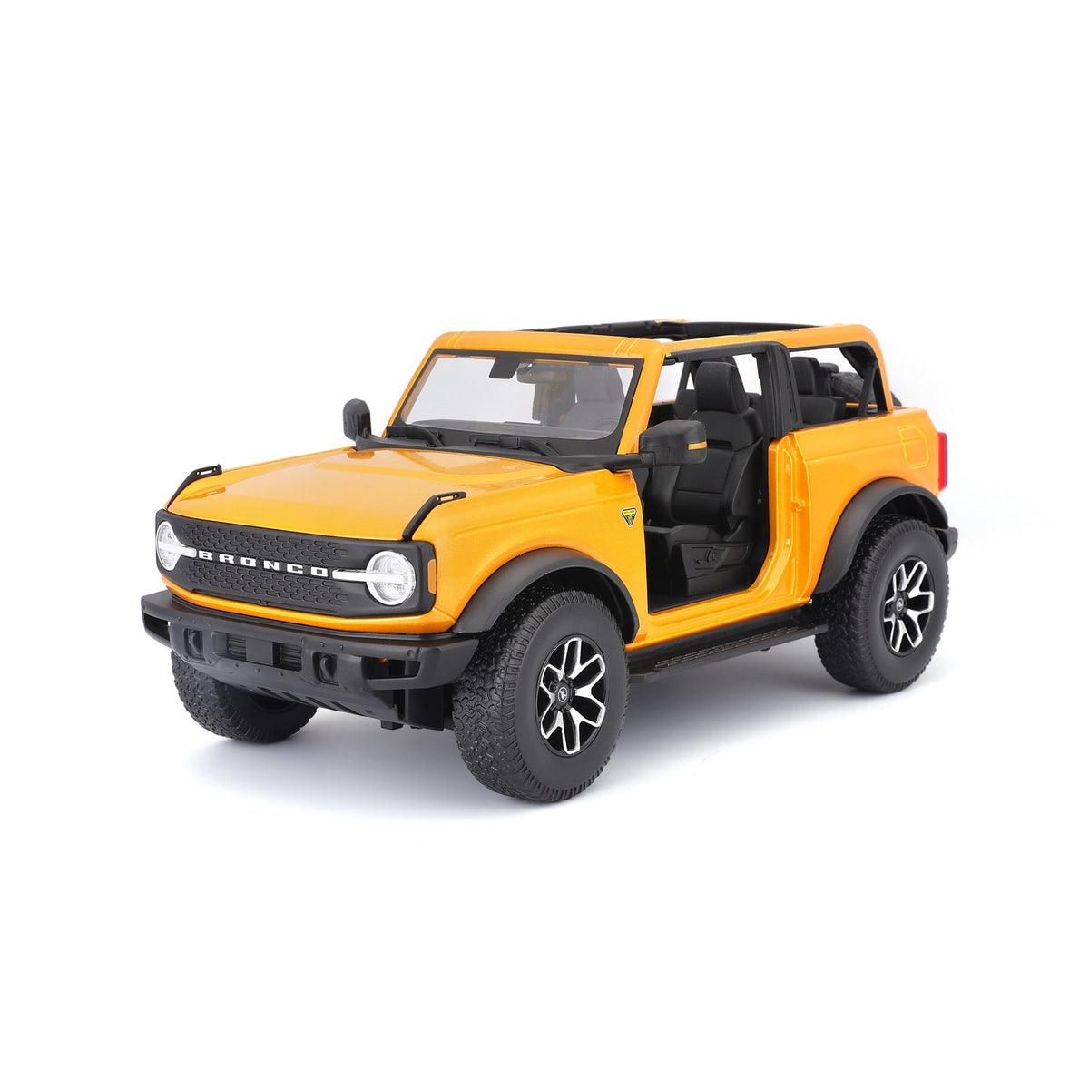 31457 1:18 BburagoMaisto 2021 Ford Bronco Badlands (No Door) Arancione