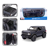 10-31456 Burago Maisto 1:18 - 2021 Ford Bronco Wildtrak   Blu Met.