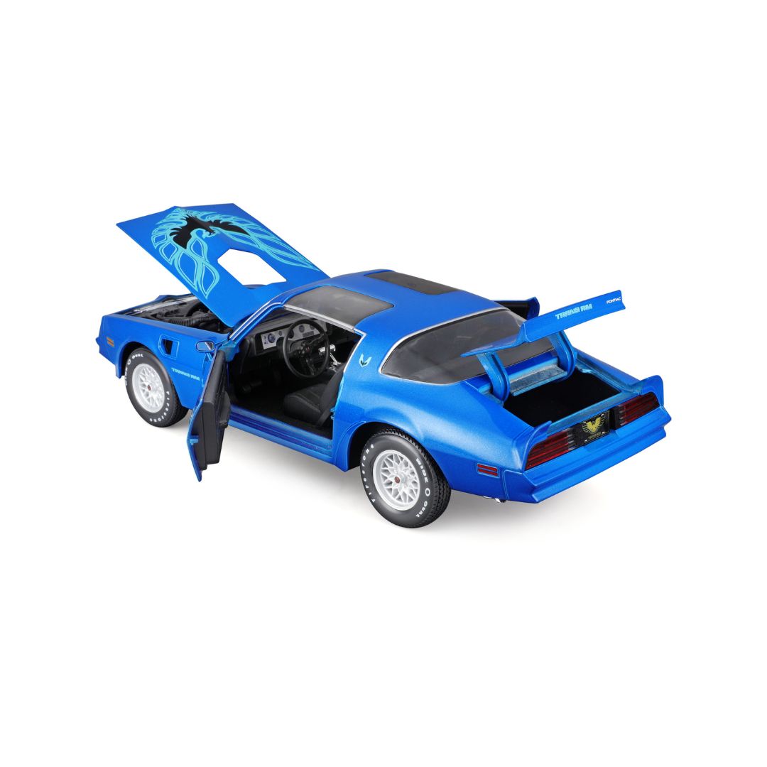 31464 Bburago Maisto - Pontiac Firebird Trans Am (1978), blu 1:18