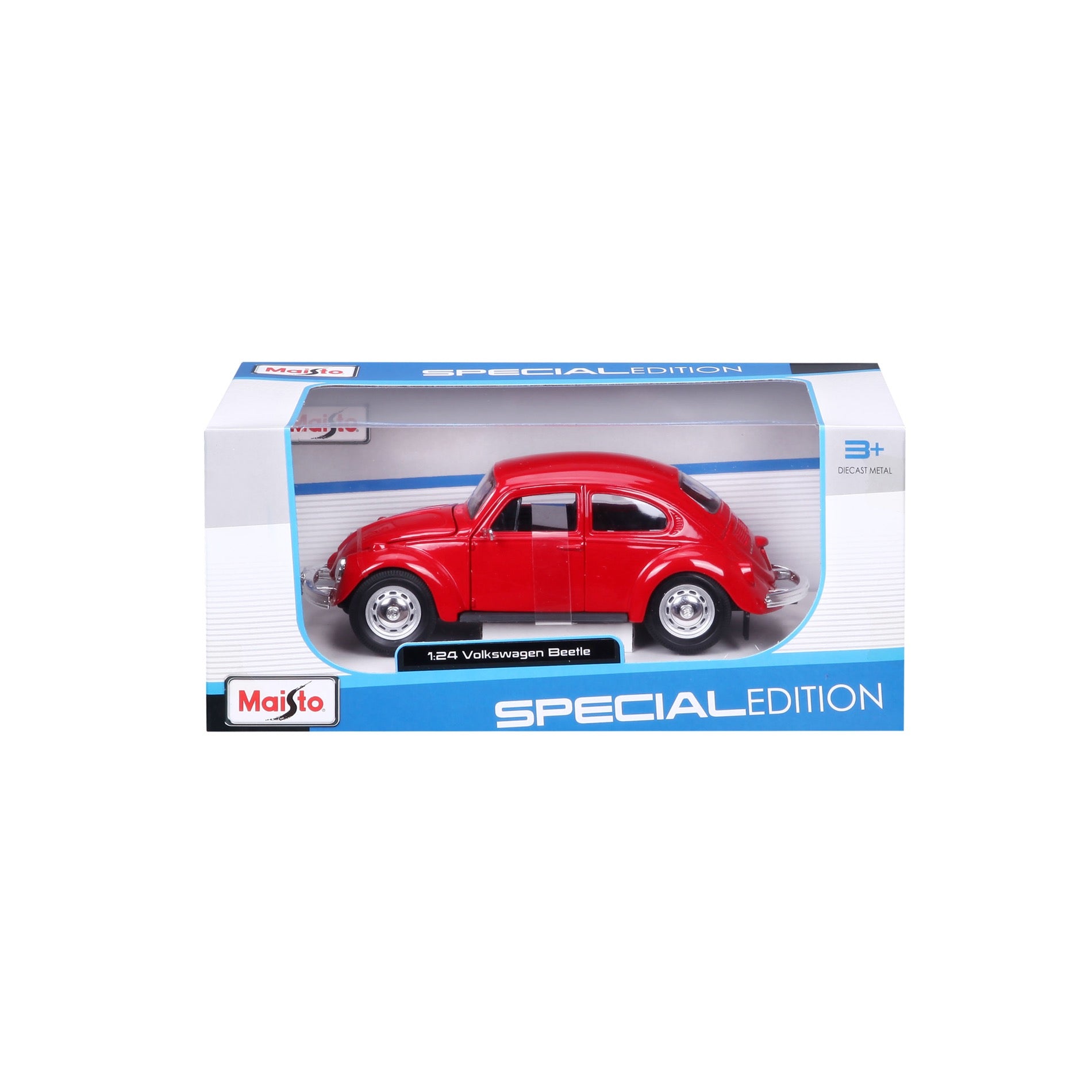 31926 RD - Bburago Maisto 1:24 - Volkswagen Beetle Rossa