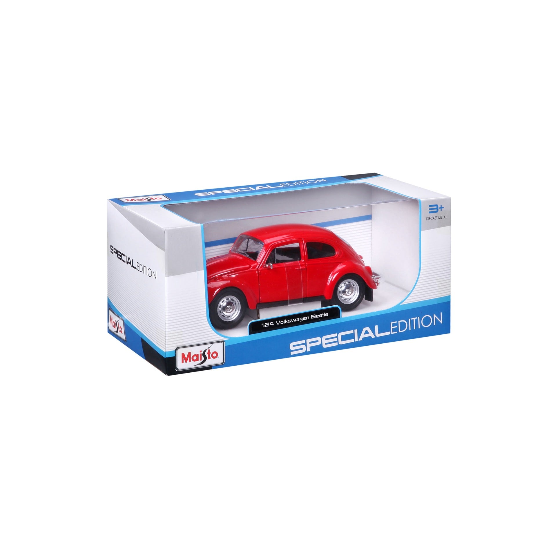 31926 RD - Bburago Maisto 1:24 - Volkswagen Beetle Rossa