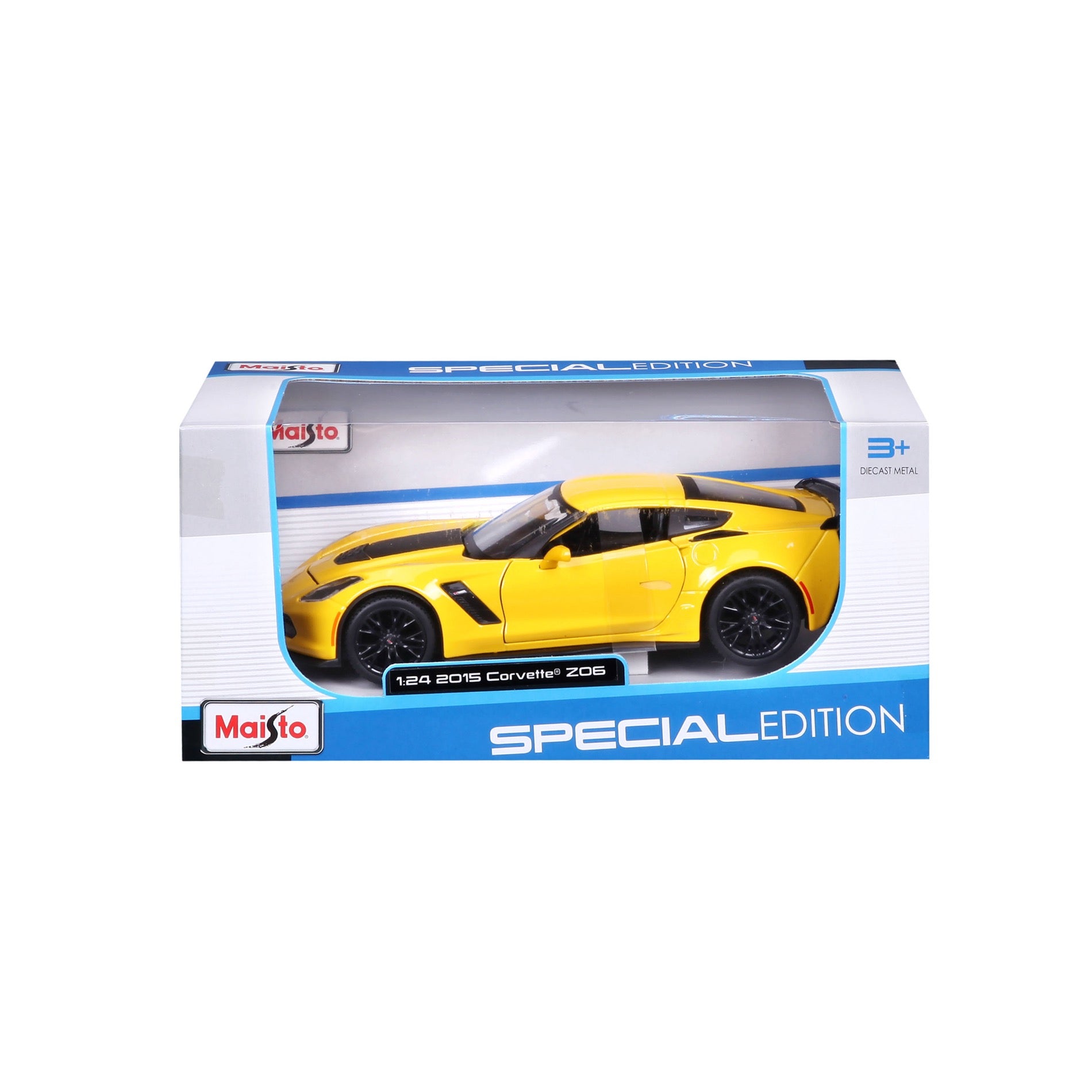 31133 YL Bburago Maisto  1:24 - 2015 Corvette Z0 6 Gialla