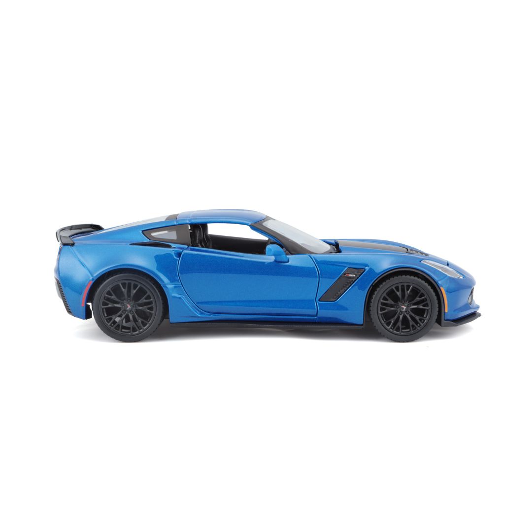 31133 Bburago Maisto - Corvette Z06 (2015), blu - Scala 1:24