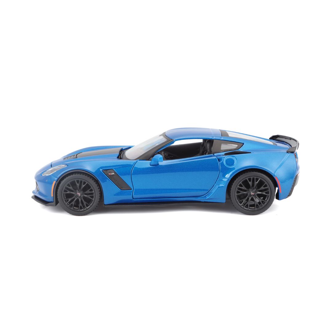 31133 Bburago Maisto - Corvette Z06 (2015), blu - Scala 1:24