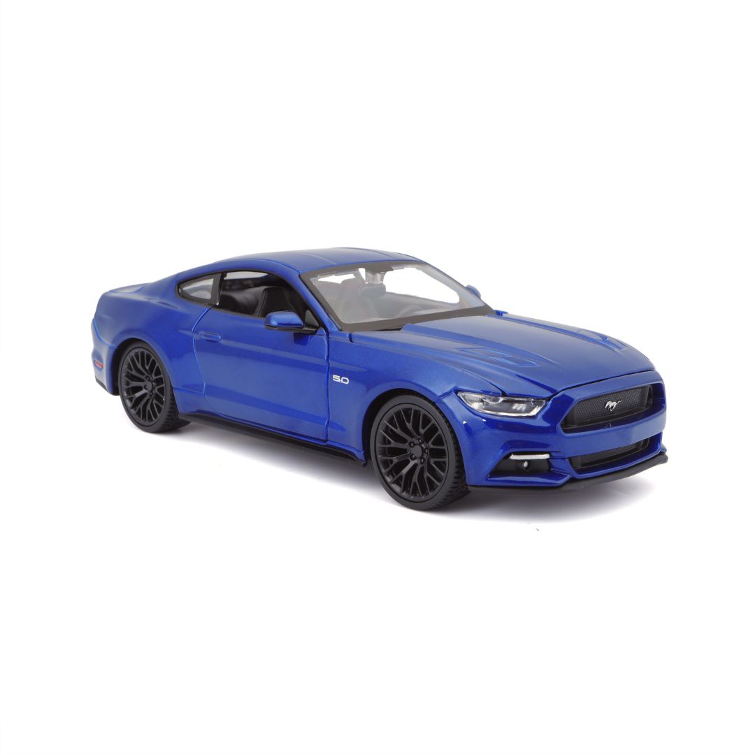 31508 Bburago Maisto - Ford Mustang GT (2015), blu - Scala 1:24