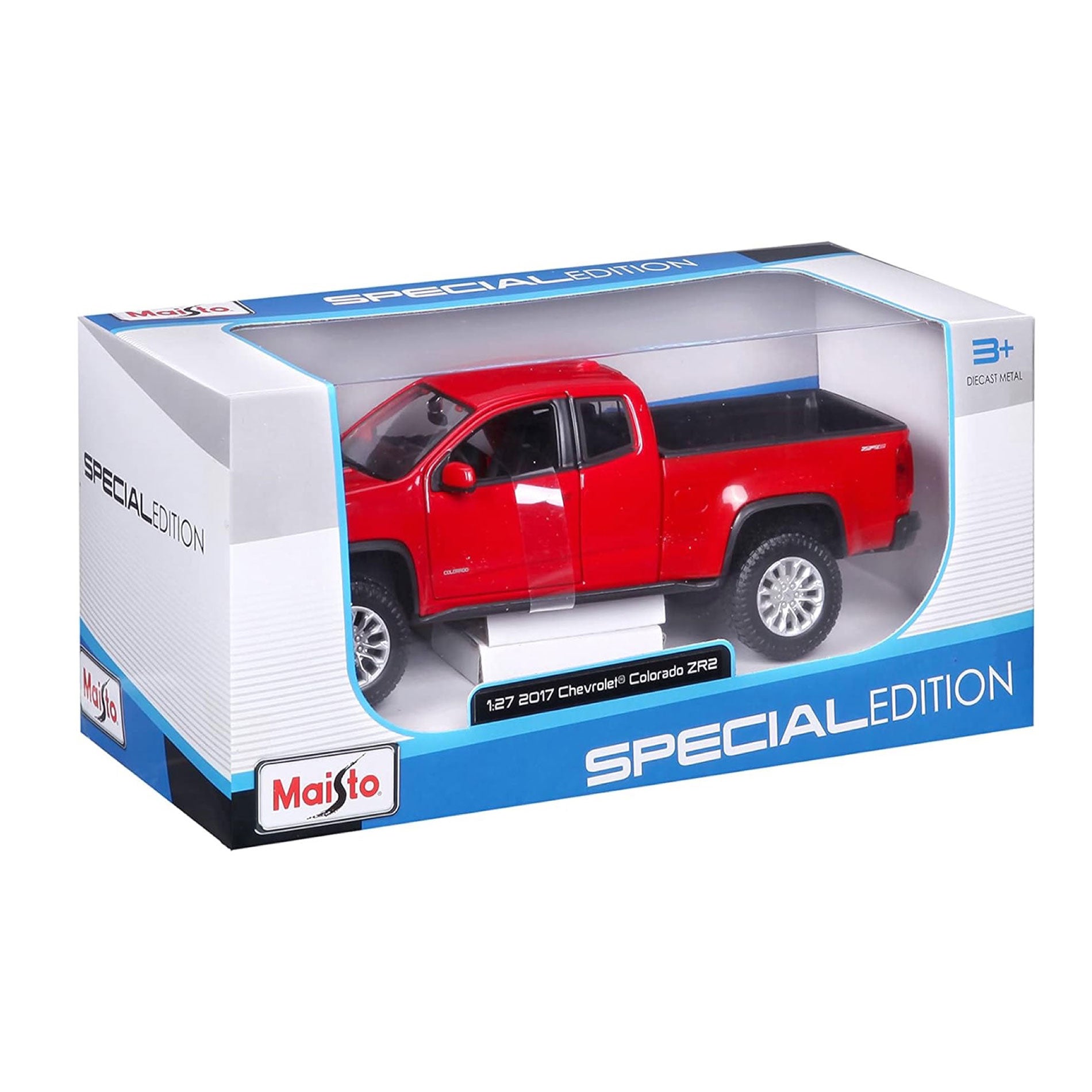 31517 Bburago Maisto - 2017 Chevrolet Colorado ZR2 Rossa 1:27