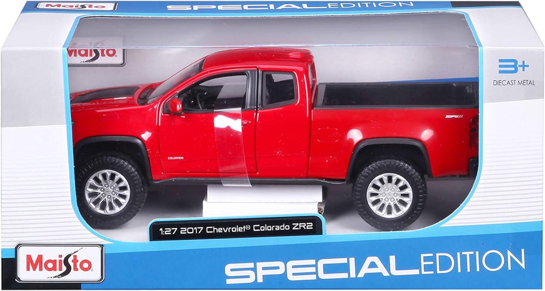 31517 Bburago Maisto - 2017 Chevrolet Colorado ZR2 Rossa 1:27