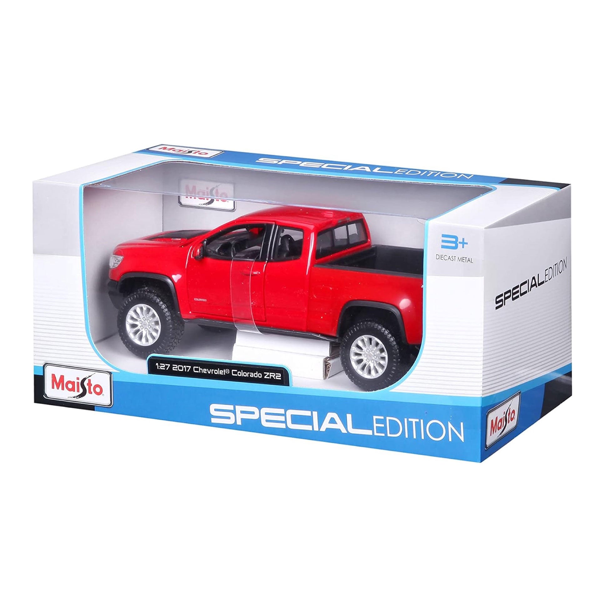 31517 Bburago Maisto - 2017 Chevrolet Colorado ZR2 Rossa 1:27