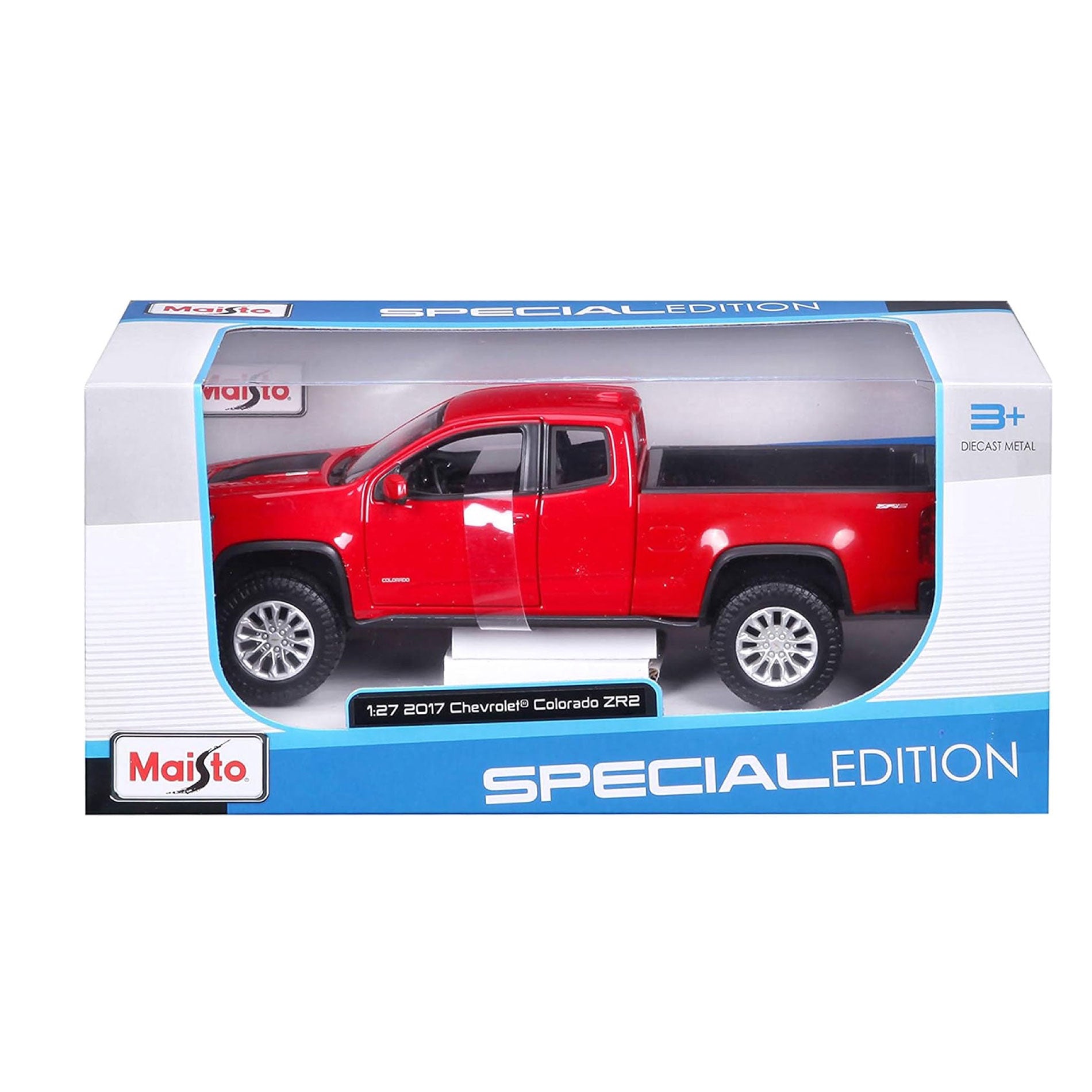 31517 Bburago Maisto - 2017 Chevrolet Colorado ZR2 Rossa 1:27