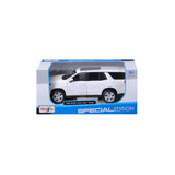 10-n31533 Bburago Maisto - 2021 Chevy Tahoe Bianca  scala 1:26