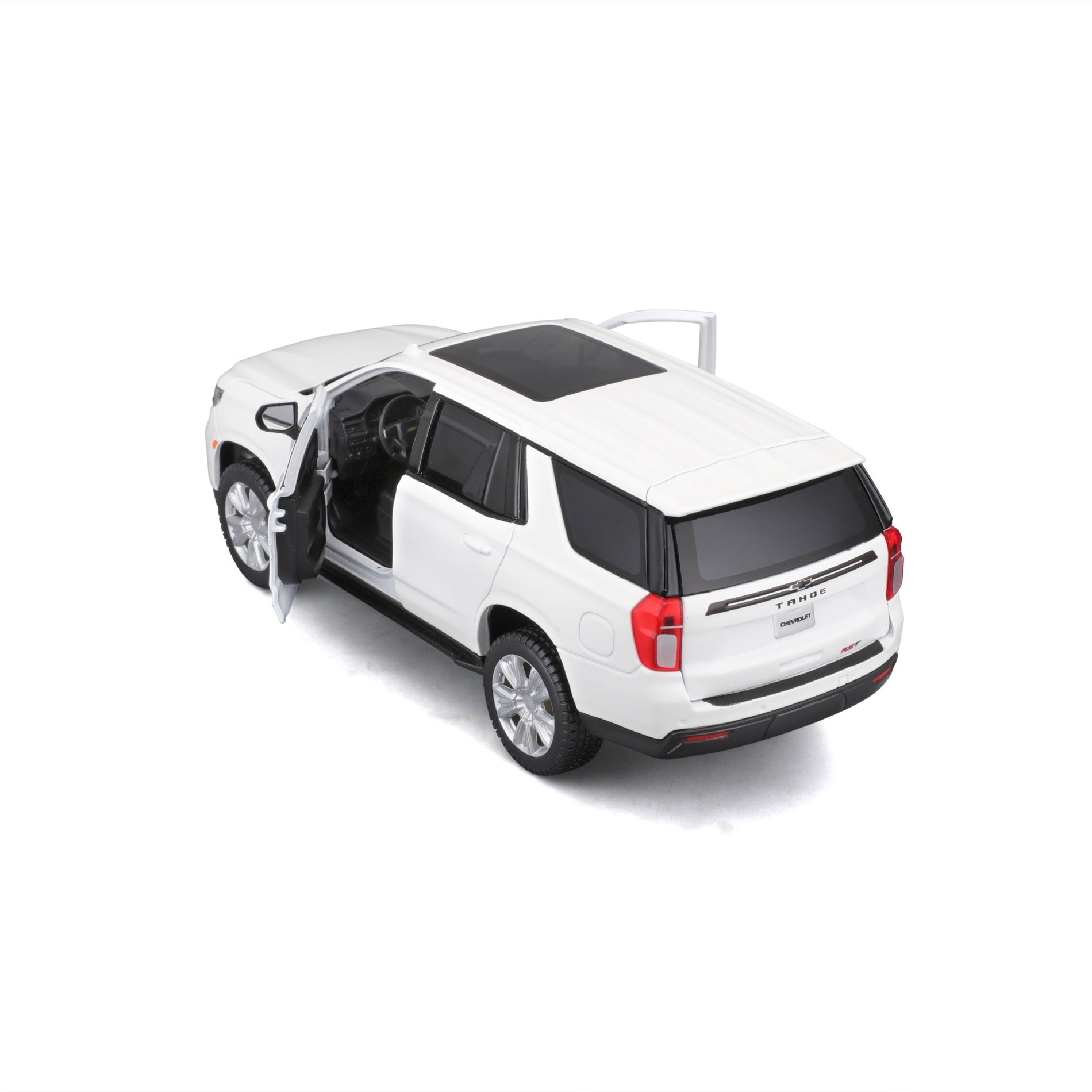 10-n31533 Bburago Maisto - 2021 Chevy Tahoe Bianca  scala 1:26