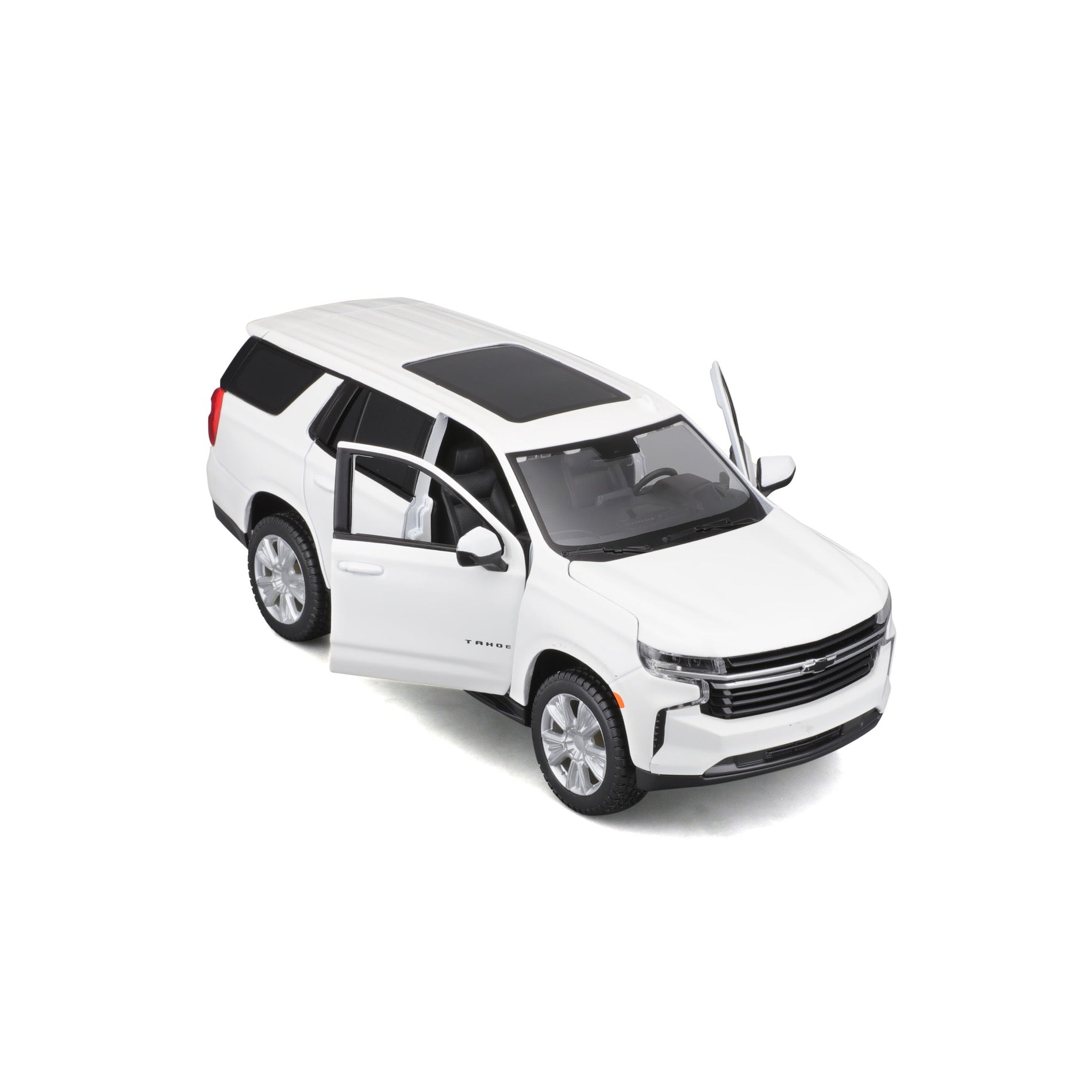 10-n31533 Bburago Maisto - 2021 Chevy Tahoe Bianca  scala 1:26