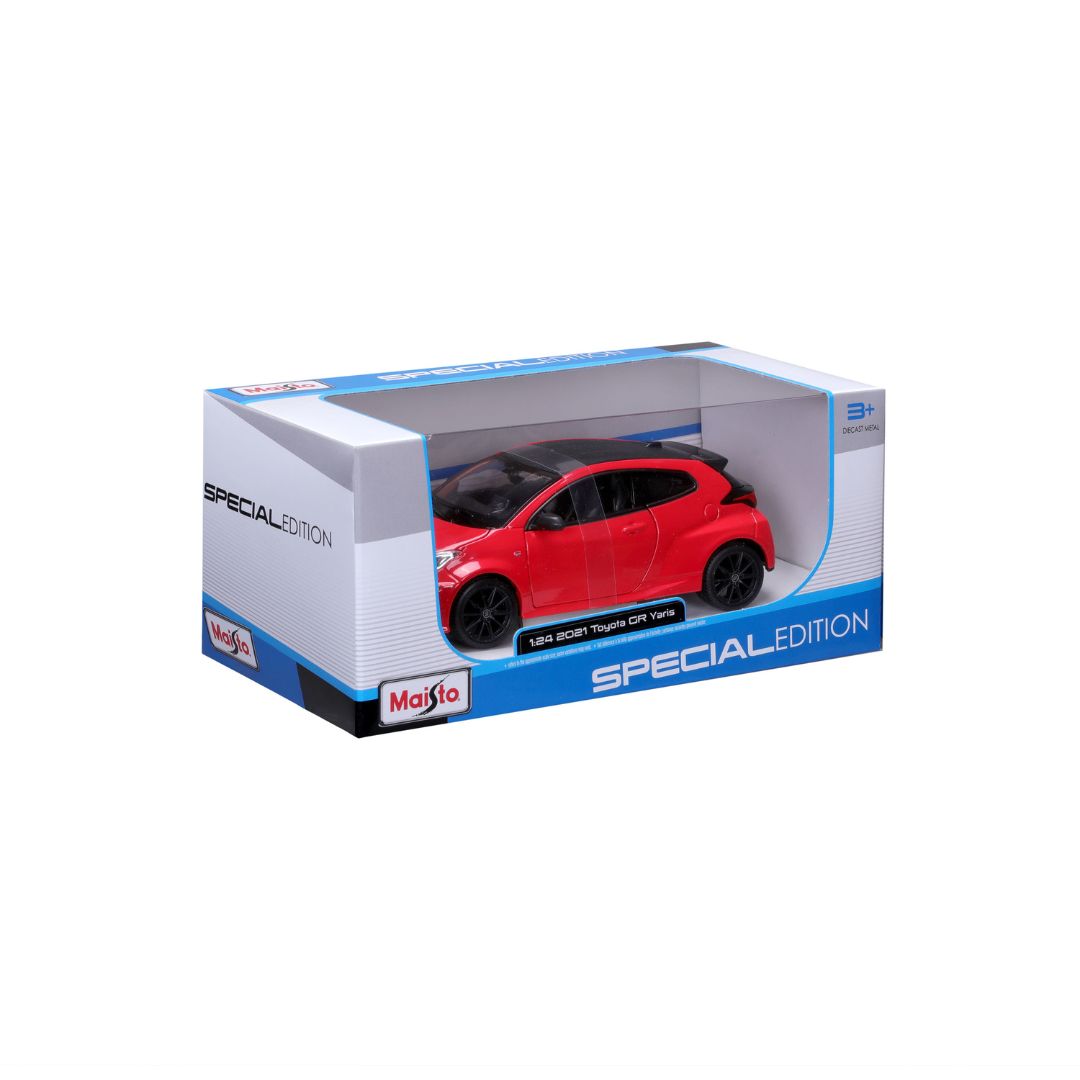 32909 Bburago Maisto - Toyota GR Yaris (2021), rossa - Scala 1:24