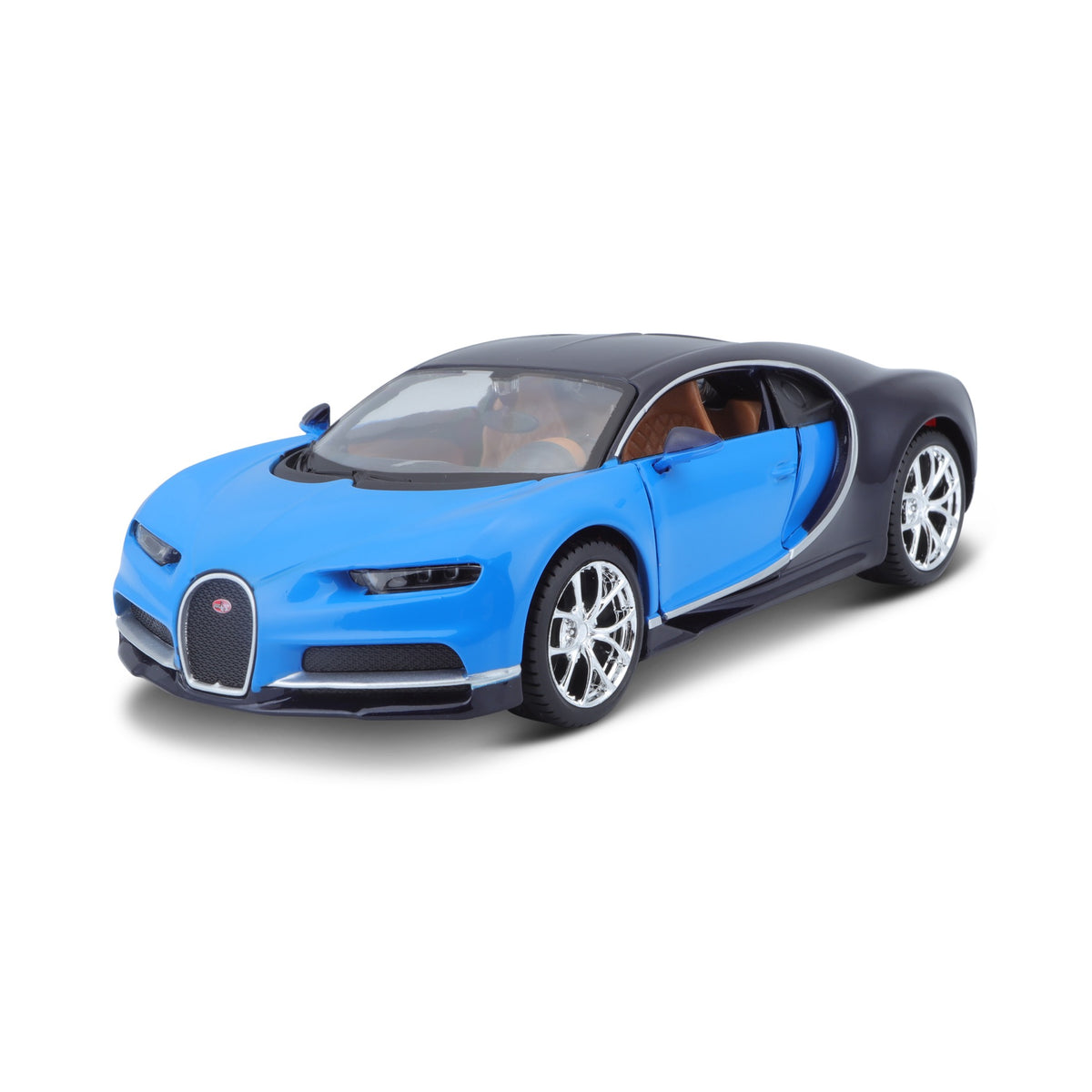 10-31514 BU  Bburago Maisto  1:24 - Bugatti Chiron Blu Met. e Nera