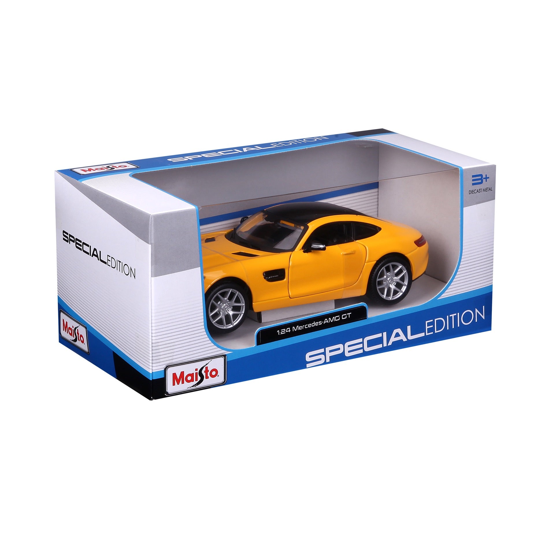 10-31134 BBurago - Maisto Mercedes-Benz AMG GT Gialla scala 1:24