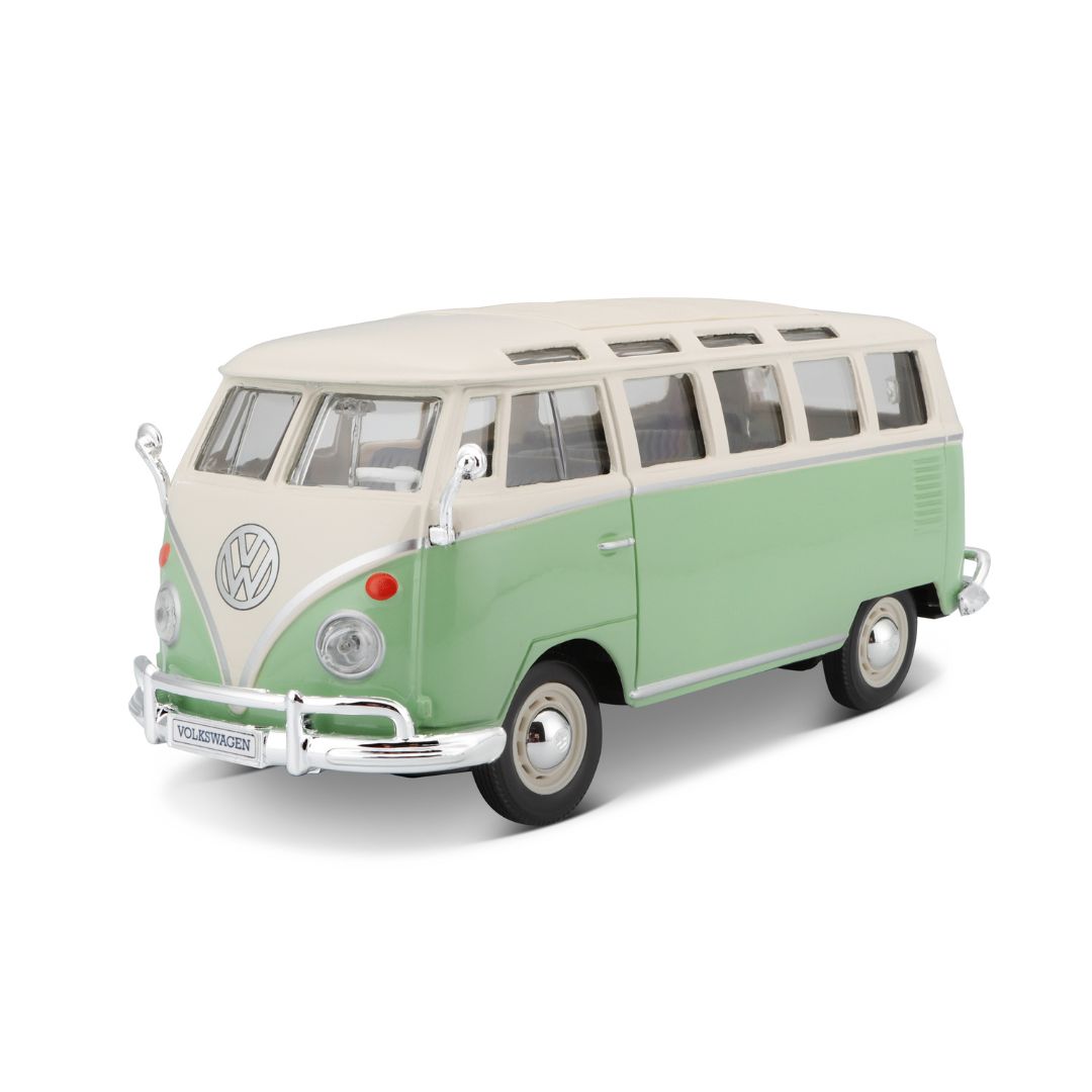 10-31956 Bburago Maisto - Volkswagen Van "Samba", verde - Scala 1:25