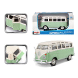 10-31956 Bburago Maisto - Volkswagen Van "Samba", verde - Scala 1:25