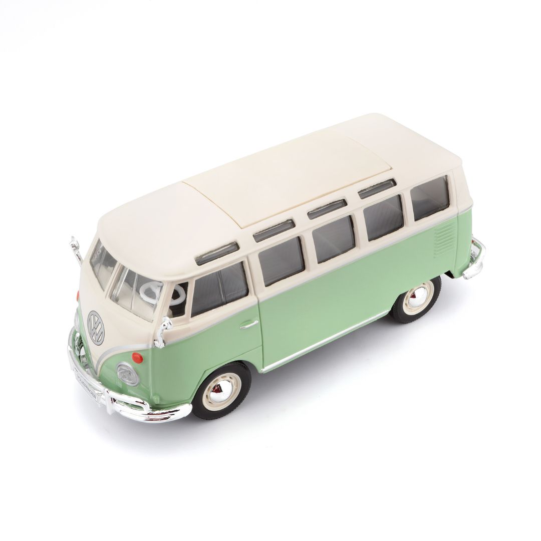 10-31956 Bburago Maisto - Volkswagen Van "Samba", verde - Scala 1:25