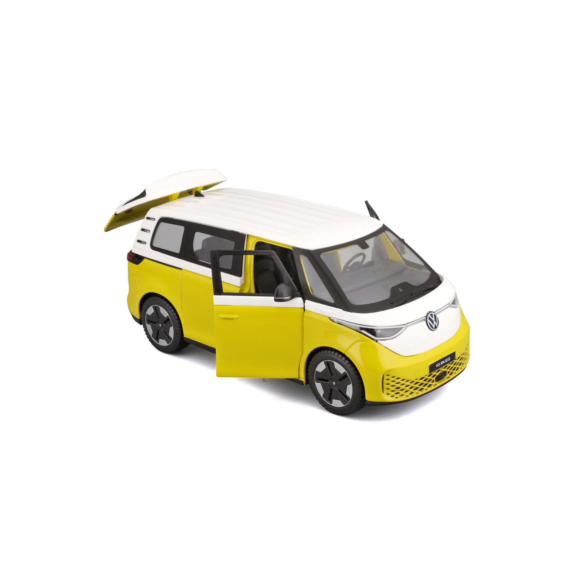 10- 32914 Burago  Maisto 1:24 - 2023 Volkswagen ID. Buzz Bianca/Gialla