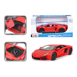 31210 - 1:24 -Bburago Maisto  Lamborghini Aventador LP 700-4Mt Arancione