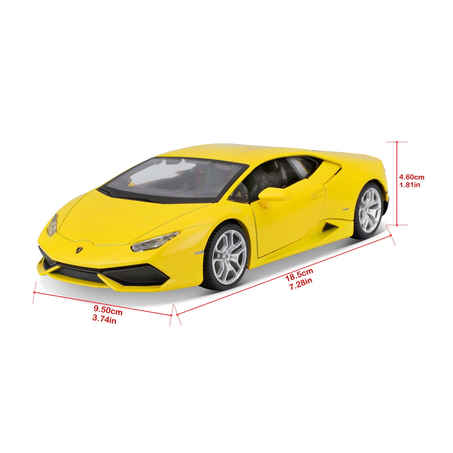 31509 YL -Bburago Maisto  1:24 - Lamborghini Huracn LP 610-4 Pearl Gialla