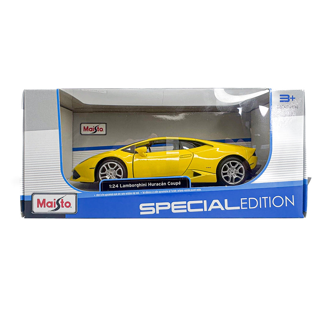 31509 YL Bburago Maisto - Lamborghini Huracan coupè, gialla - Scala 1:24