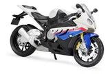 39191 - 1Bburago Maisto Model kit  AL Moto-  BMW S1000 RR Bianca/Blu 1:12