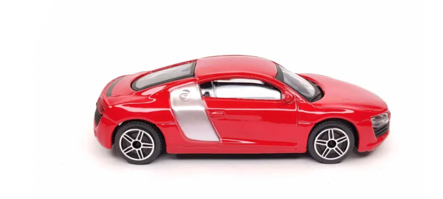 18-30158  Bburago Street Fire  AUDI R8 rossa 1:43