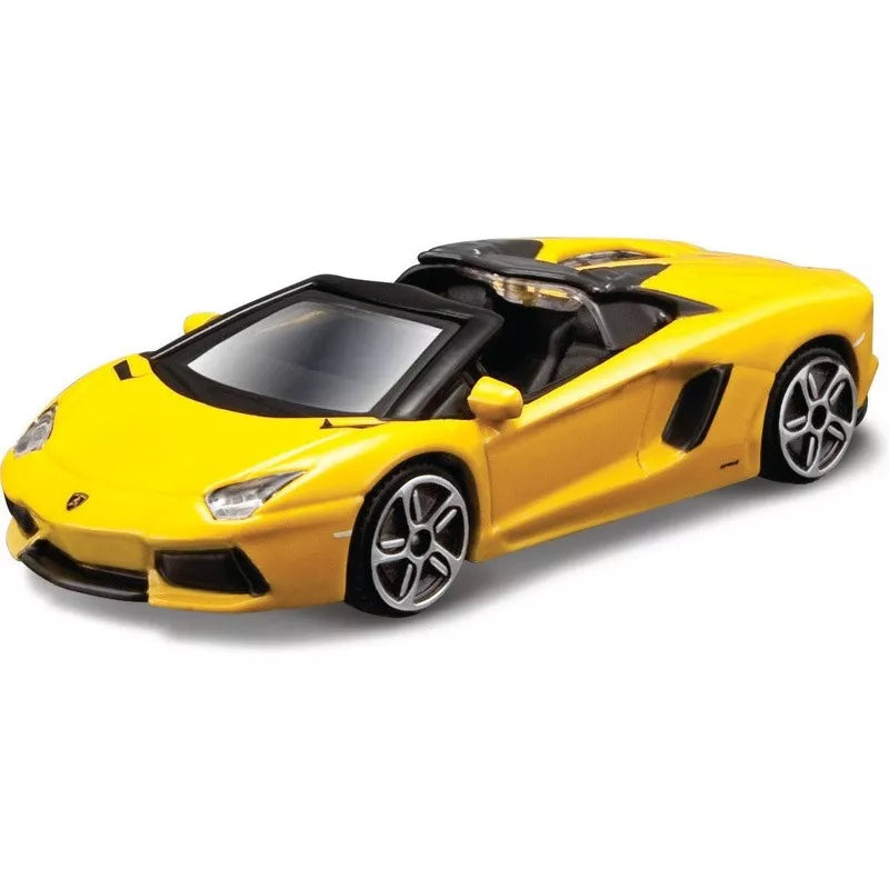 18-30249 Bburago Street Fire  Lamborghini Aventador Roadster  gialla 1:43