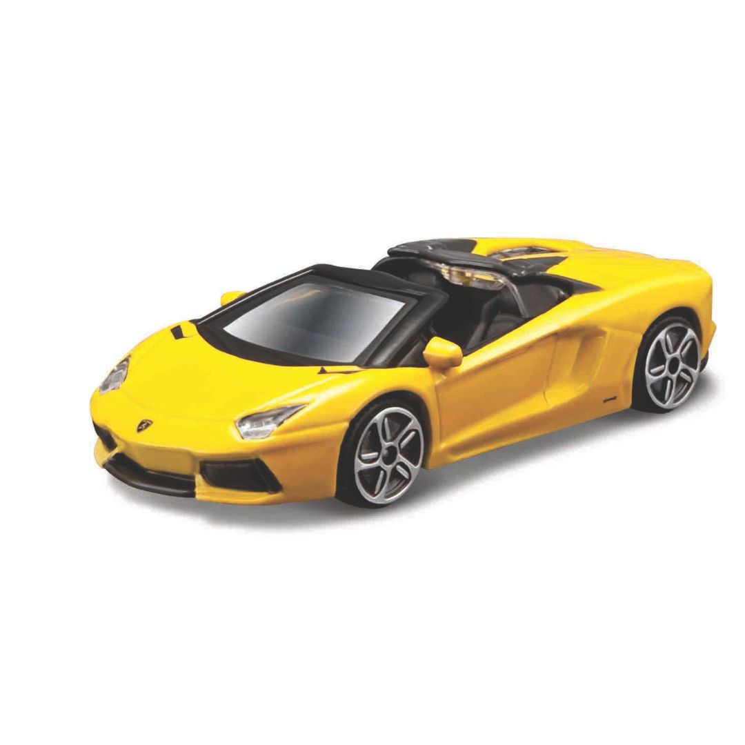 18-30249 Bburago Street Fire  Lamborghini Aventador Roadster  gialla 1:43