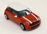 18-30257- Bburago Street Fire -MINI COOPER S rossa   scala 1:43