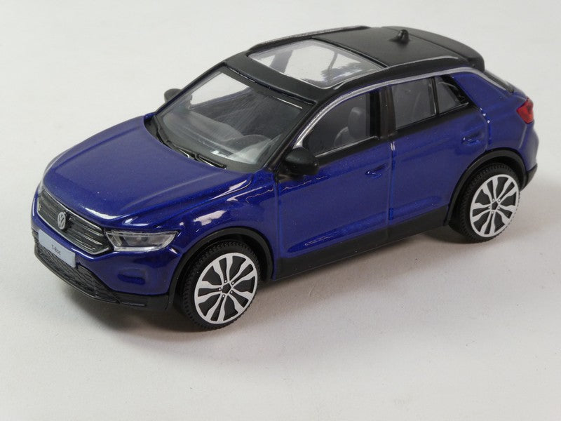 18-30455 Bburago Street fire 2021 Volkswagen T-Roc  blu 1:43