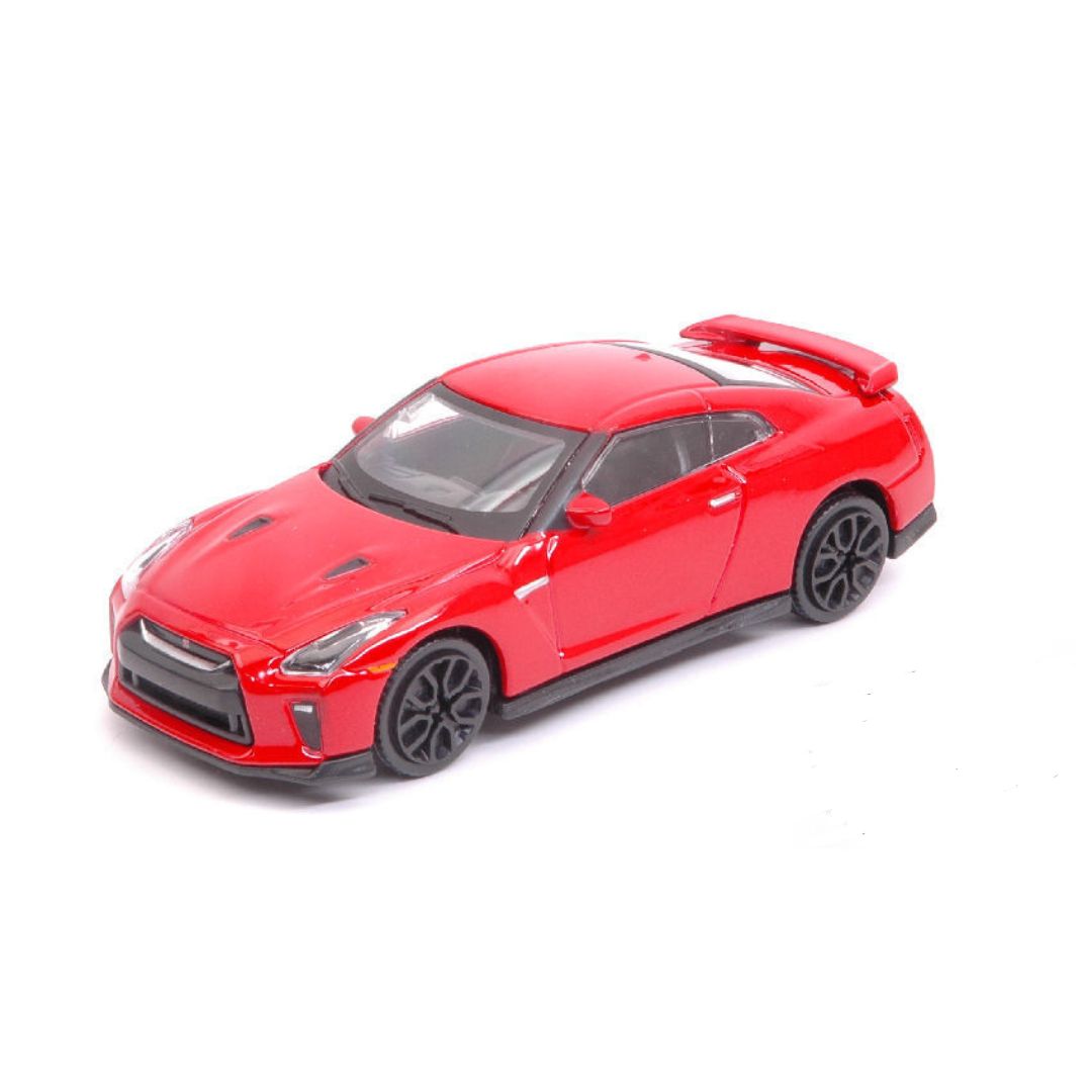 18-30135 Bburago Street Fire - Nissan GT-R, rossa - Scala 1:43