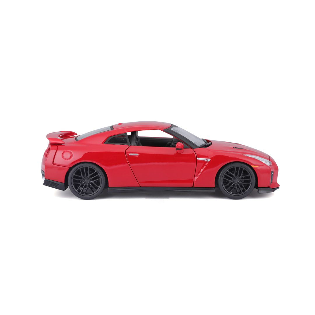 18-21082 Bburago - Nissan GT-R (2017), rossa - Scala 1:24