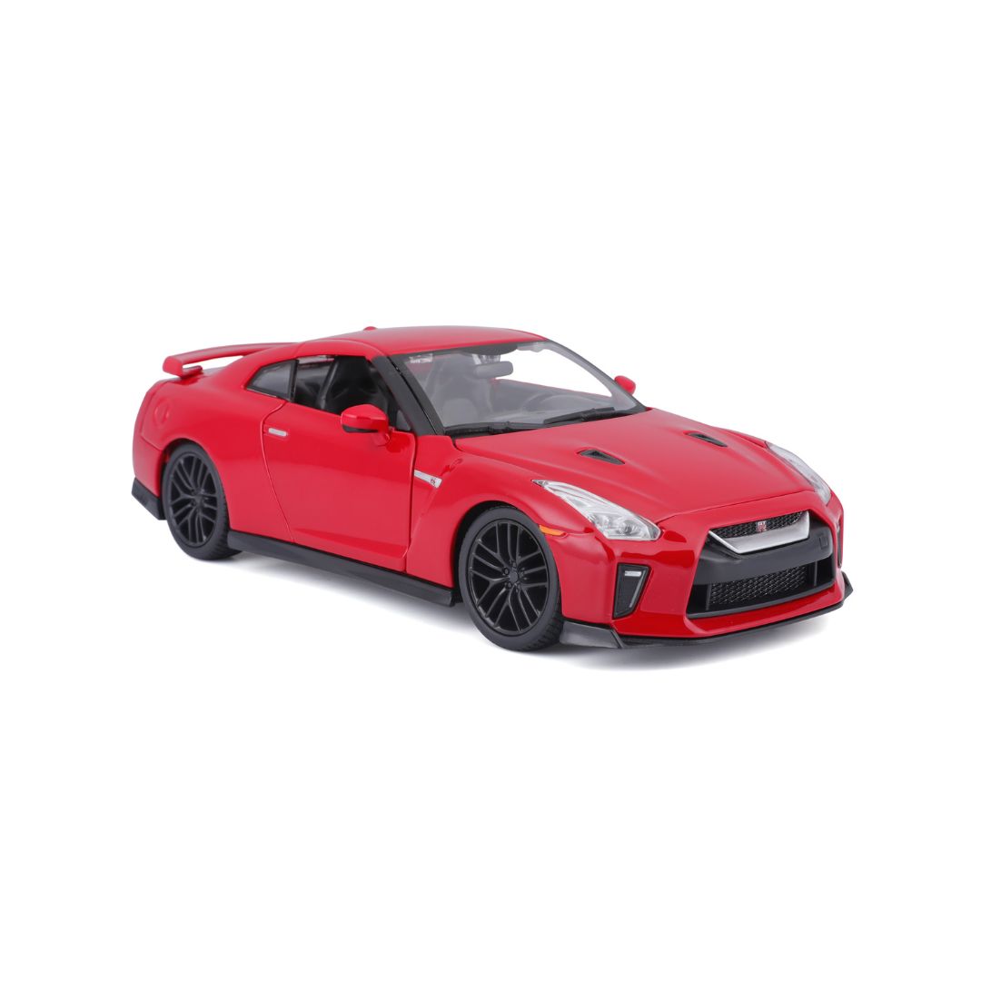 18-21082 Bburago - Nissan GT-R (2017), rossa - Scala 1:24