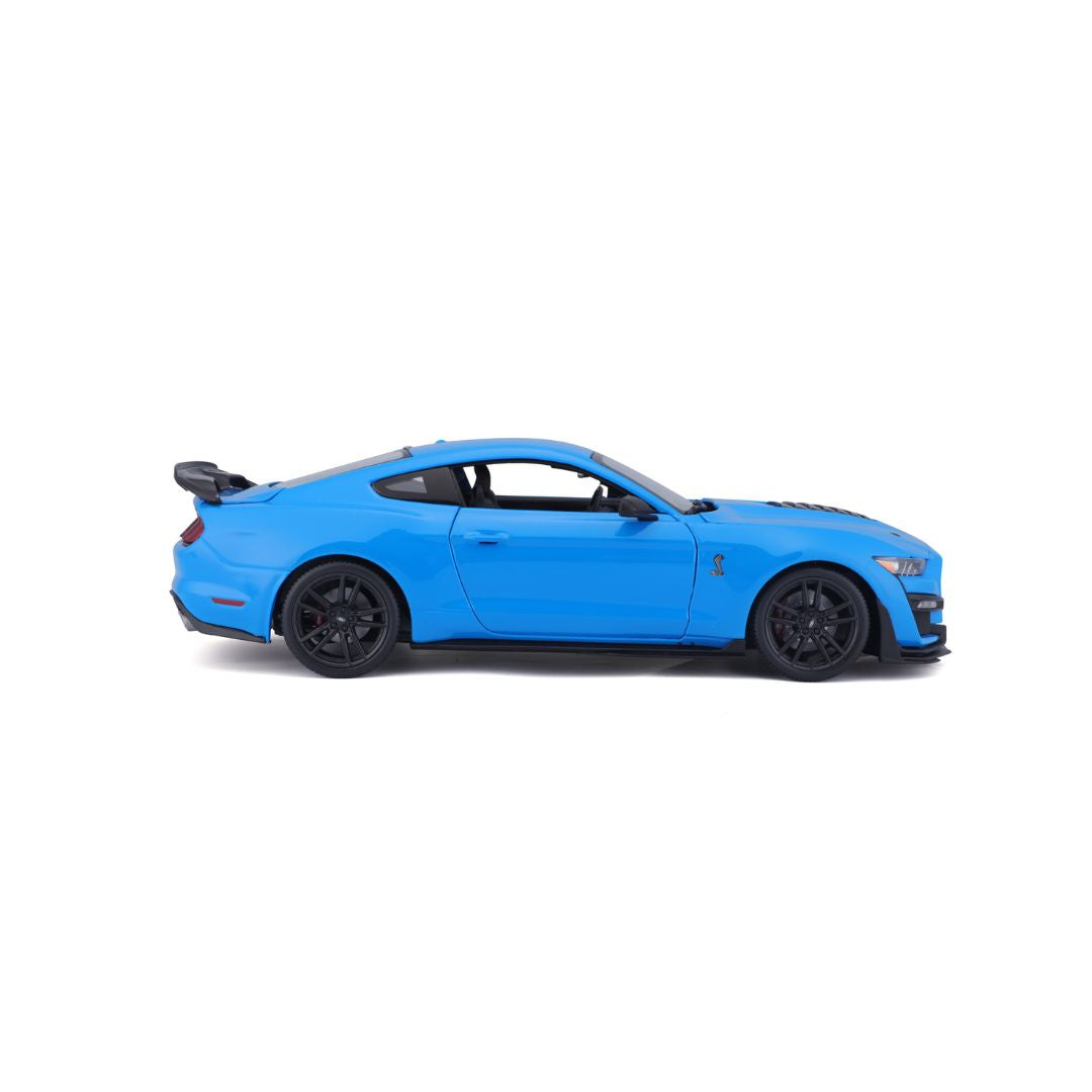 31452 WT Bburago Maisto - Mustang Shelby GT500 (2020), blu - 1:18