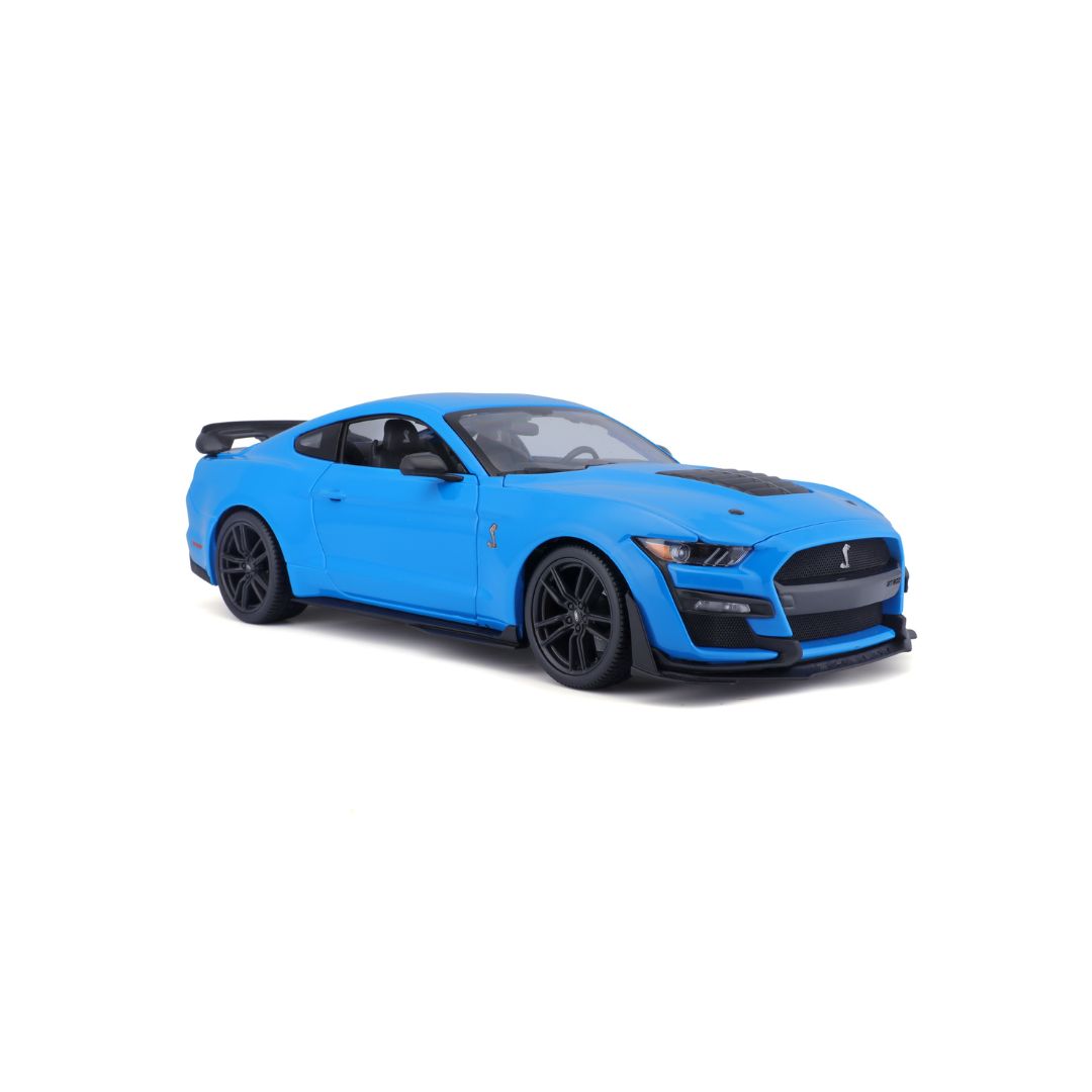 31452 WT Bburago Maisto - Mustang Shelby GT500 (2020), blu - 1:18