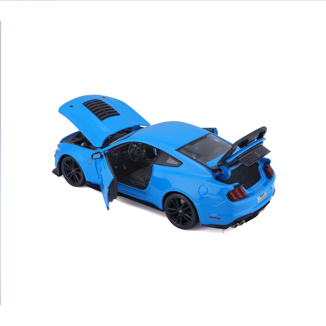 31452 WT Bburago Maisto - Mustang Shelby GT500 (2020), blu - 1:18