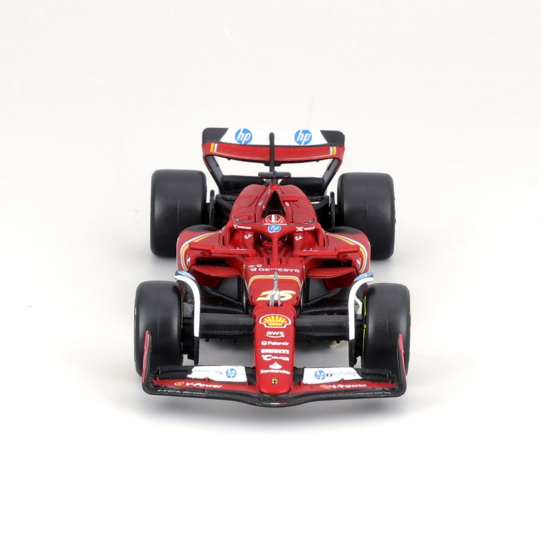 *18-36843 Bburago - Ferrari SF-24 #16 (Leclerc) con casco - Scala 1:43