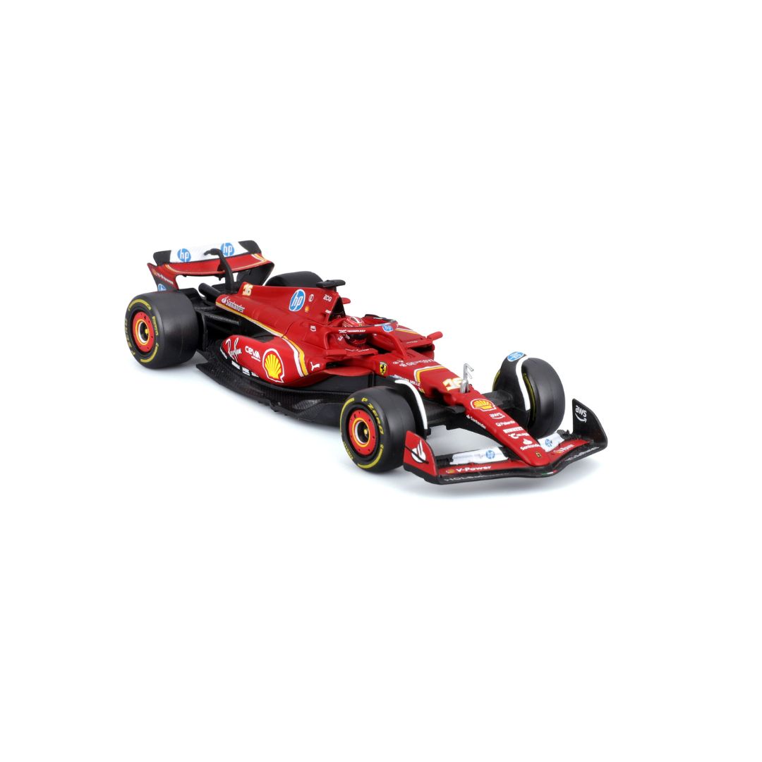 *18-36843 Bburago - Ferrari SF-24 #16 (Leclerc) con casco - Scala 1:43