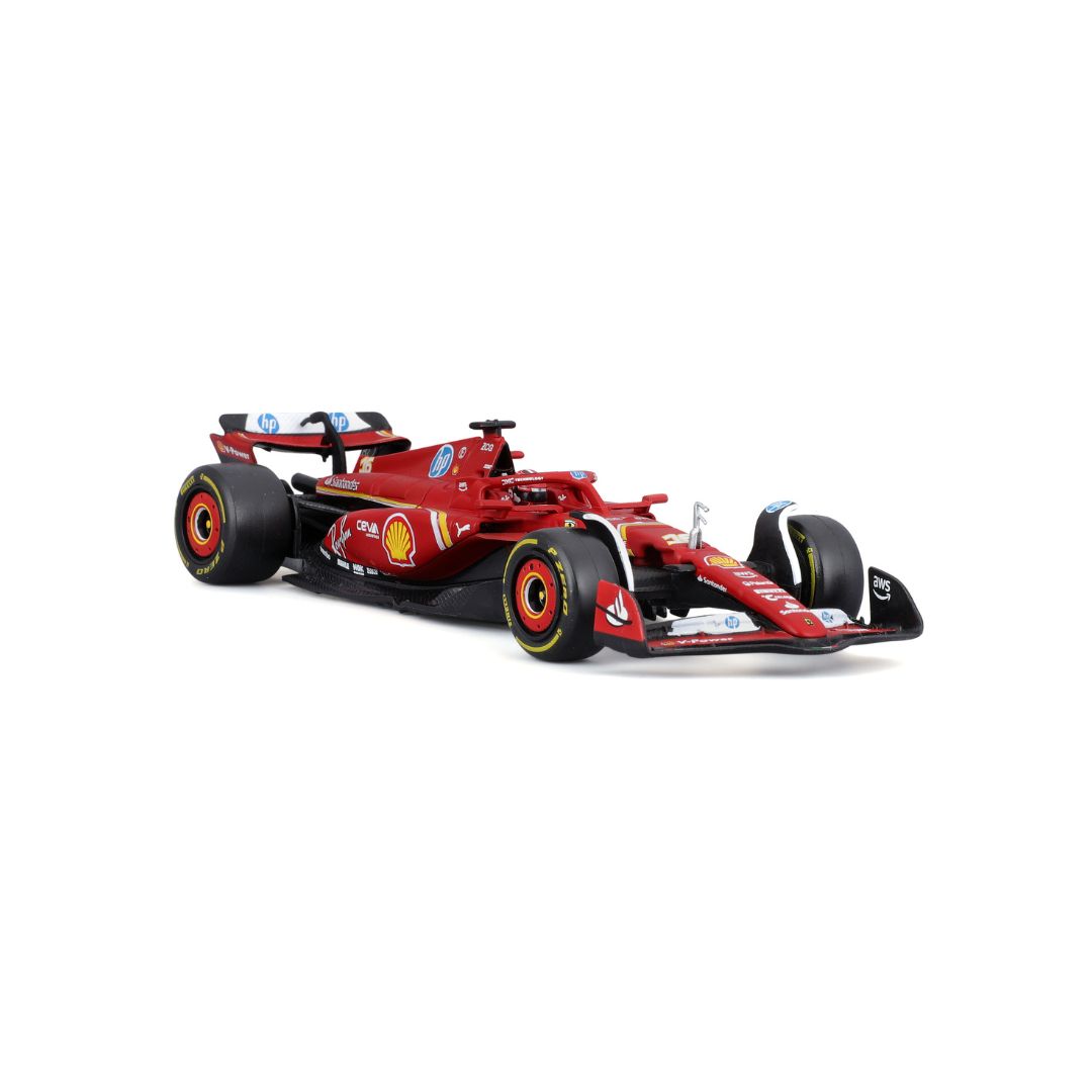 *18-36843 Bburago - Ferrari SF-24 #16 (Leclerc) con casco - Scala 1:43