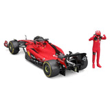 * 18-26809L Bburago Formula Racing - Ferrari SF-23 #16 - con figura Leclerc