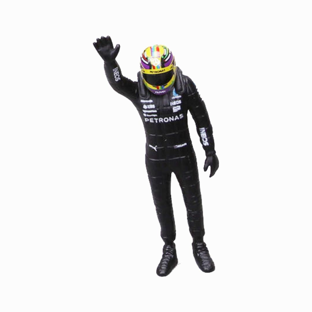 *18-28037H Bburago Race - Mercedes W14 E Performance #44 - con figura Hamilton