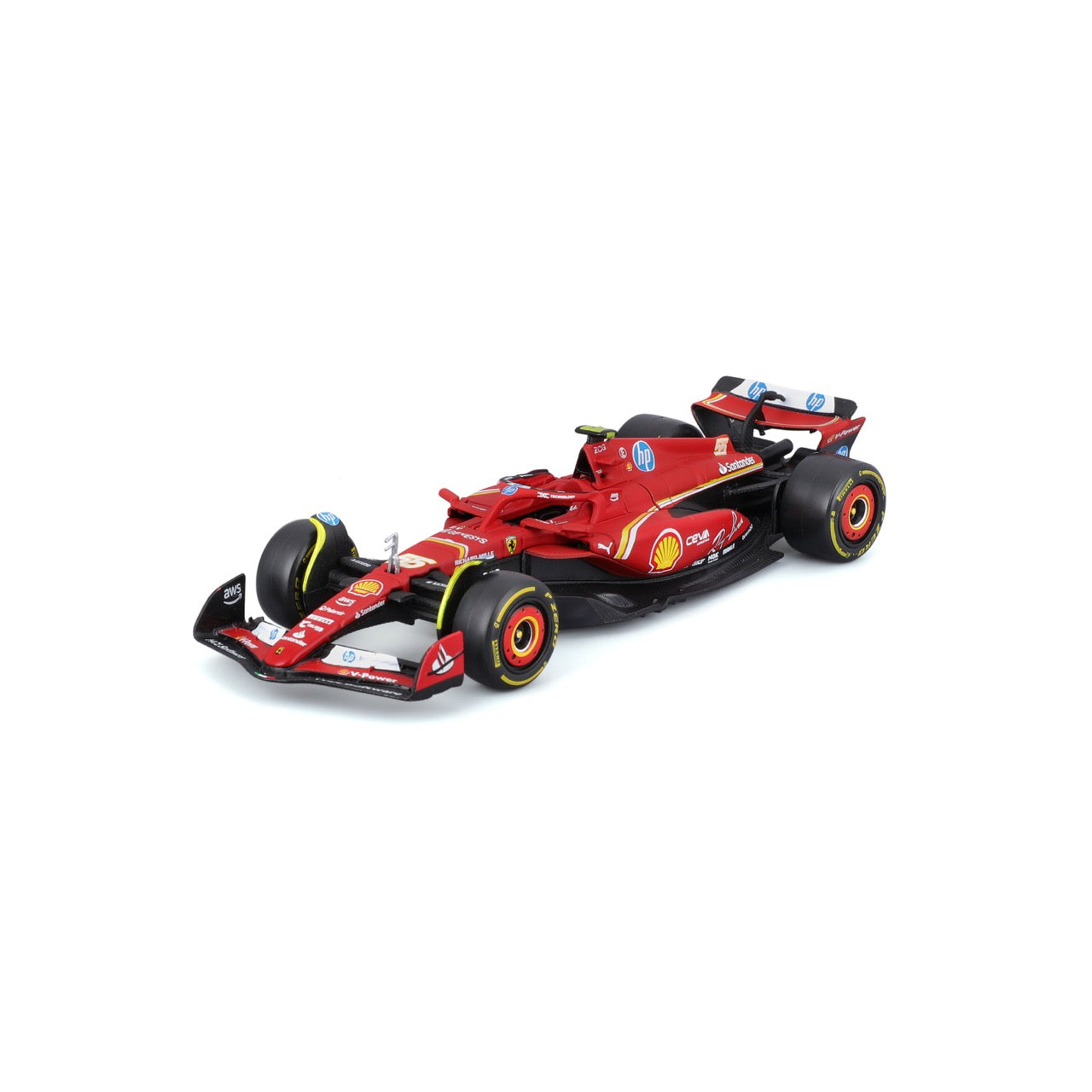 *18-36844S Bburago Formula Racing - Ferrari SF-24 #55 (Sainz) - 1:43