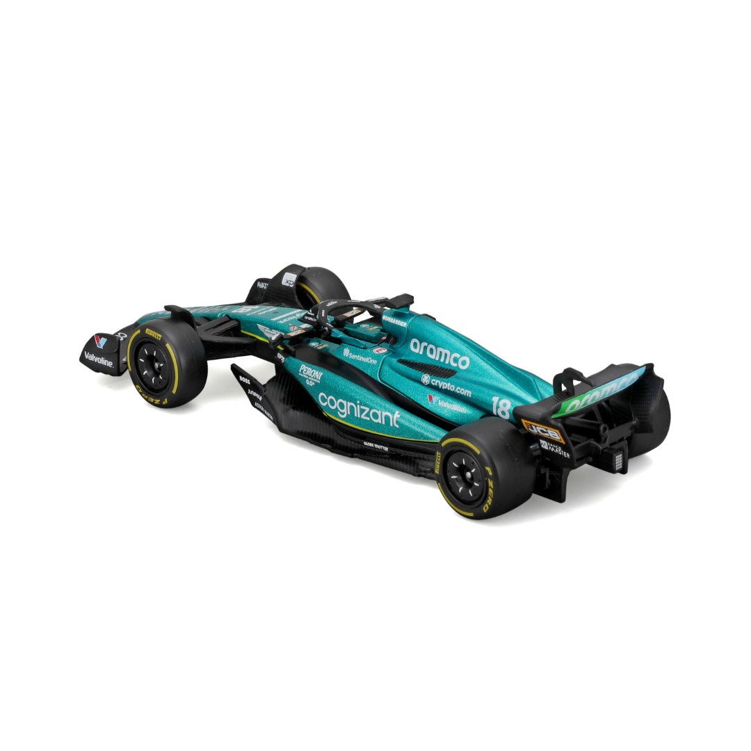 18-38190S Bburago Race - Aston Martin AMR23 #18 (Stroll) - Scala 1:43