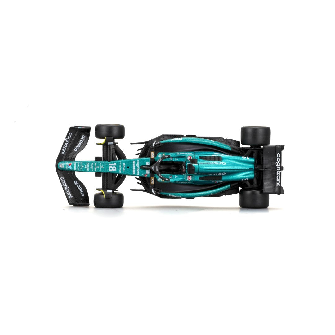 18-38190S Bburago Race - Aston Martin AMR23 #18 (Stroll) - Scala 1:43