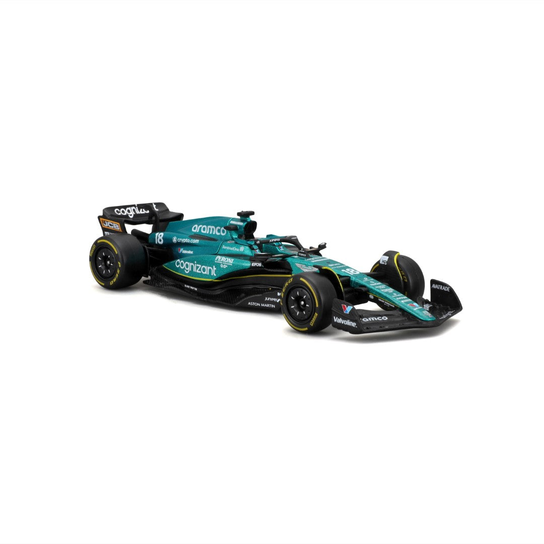 18-38190S Bburago Race - Aston Martin AMR23 #18 (Stroll) - Scala 1:43