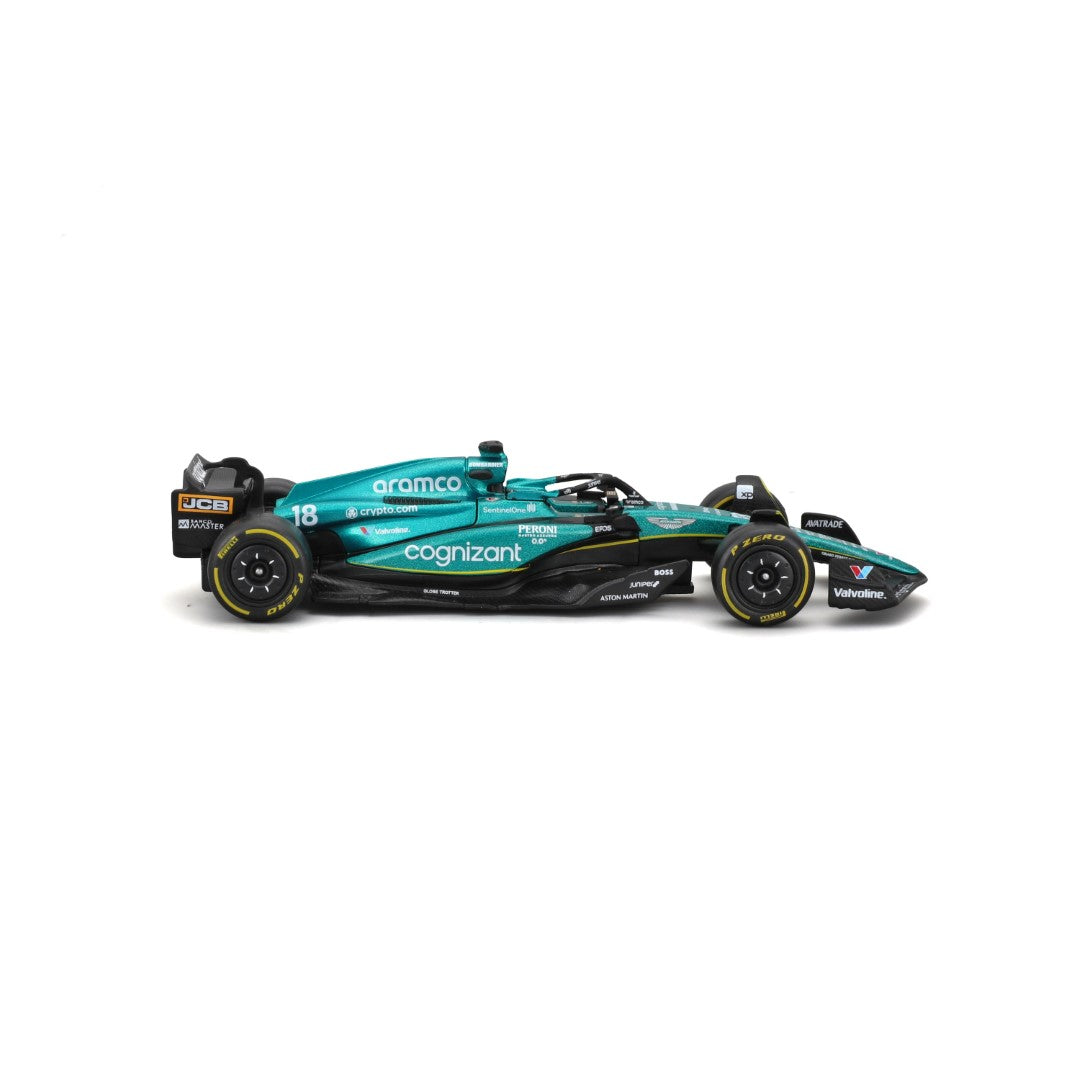 18-38190S Bburago Race - Aston Martin AMR23 #18 (Stroll) - Scala 1:43