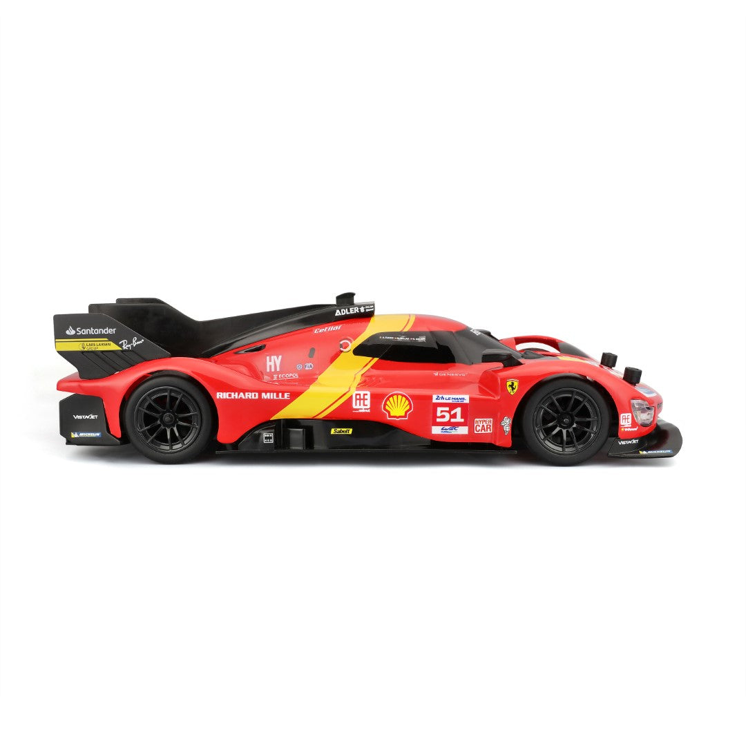 82861 Bburago Maisto Tech Ferrari 499P LMH (2023)Le Mans Champion 1:16